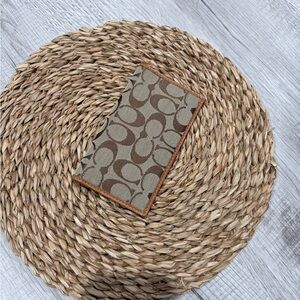 Coach checkbook wallet